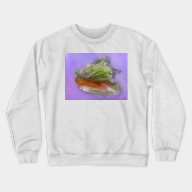 Caribbean Conch Shell Crewneck Sweatshirt by Overthetopsm